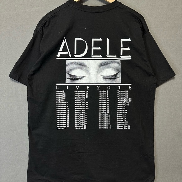 Adele Tour Merch Size Large Black - Picture 2 of 4